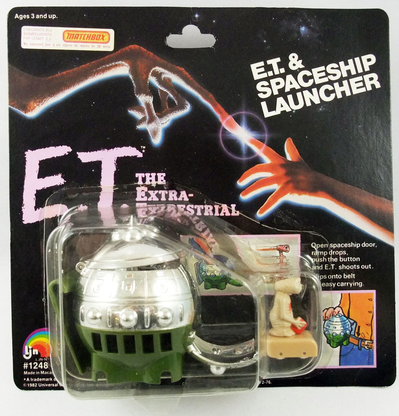 . - LJN Ref 1248 - ET Spaceship Launcher (on card)
