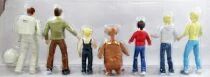 E.T. - Toys \'R\' Us Exclusive - Set of 7 figures : E.T., Elliott, Gertie, Michael, Mary, Keys, Scientist 