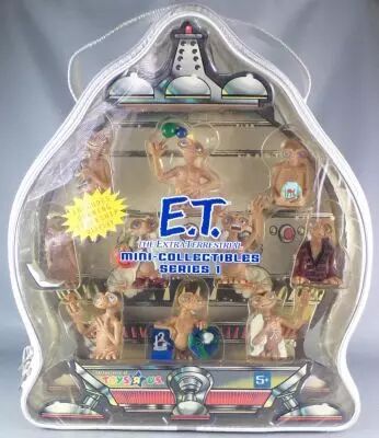 E.T. - Toys\'R\'Us - Mini Collectibles Series 1 - 10 Pvc Figures & Display  MIB 