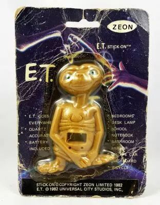 E.T. - ZEON Ltd (1982) - Stick-On E.T (E.T. Horloge Mural Adh�sive)