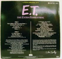 E.T. the  Extra-Terrestrial (French Original Motion Picture Soundtrack) - Record LP - MCA Records 1982