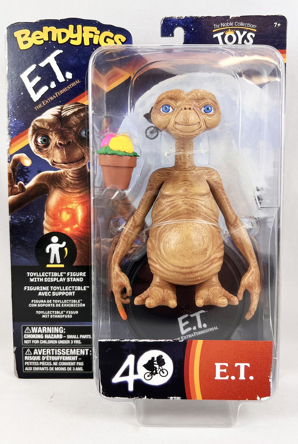 E.T. The Extra-Terrestrial - NobleToys 5 bendy figure - E.T.
