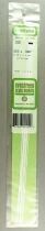 Evergreen Scale Models 102 Stripstyr&egrave;ne 10 Baguettes Plastique Epaisseur 0.25mm Largeur 1mm Longueur 350mm Neuves