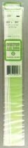 Evergreen Scale Models 103 Stripstyr&egrave;ne 9 Baguettes Plastique Epaisseur 0.25mm Largeur 1.5mm Longueur 350mm