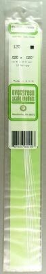 Evergreen Scale Models 120 Stripstyr�ne 10 Baguettes Plastique Epaisseur 0.5mm Largeur 0.5mm Longueur 350mm Neuves