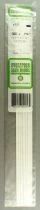 Evergreen Scale Models 157 Stripstyr&egrave;ne 9 Baguettes Plastique Epaisseur 1.5mm Largeur 4mm Longueur 350mm