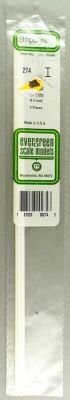 Evergreen Scale Models 274 Stripstyr�ne 4 Profil� en I Plastique Largeur 3.2mm Longueur 350mm Neuves