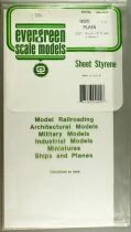 Evergreen Scale Models 9020 3 Stripstyrene Sheets Plain 0.5 x 150x 300mm Mint in Package