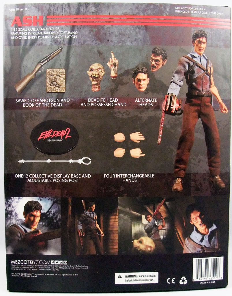 Details about   Mezco Toyz 1:12 Evil Dead 2 Dead by Dawn Ash Action Figure Model In Stock NEW 