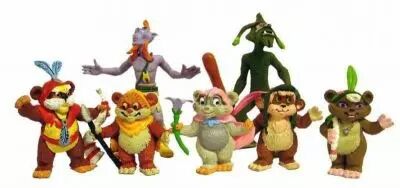 Ewoks - Set of 7 PVC  figures Comic Spain