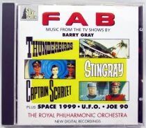 FAB - CD - Music from Gerry Anderson TV Shows by Barry Gray - Silva Screen Records 1992