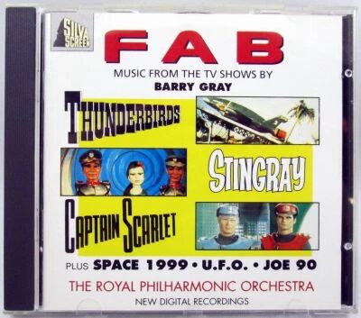 FAB - CD - Music from Gerry Anderson TV Shows by Barry Gray - Silva Screens Records 1992