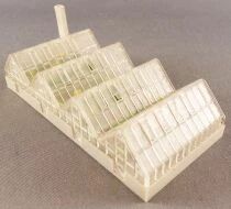 Faller 2225 N Scale Greenhouse Garden Built