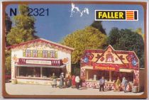 Faller 2321 N Scale 2 x Carnival Midway Booths Mint in Box