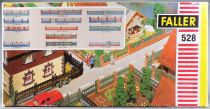 Faller 528 Ho Different Fances Gates Low Walls Mint in Box
