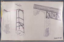 Faller B-545B B-547 Ho Bridge with Stone Arch & Pillars