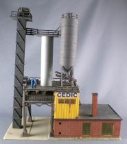 Faller B-950 Ho Old Cement Works Kit Cedic Concrete Factory Built
