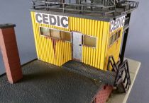 Faller B-950 Ho Old Cement Works Kit Cedic Concrete Factory Built