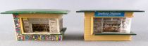 Faller Ho Sncf 2 x Small Covered Newspaper Kiosk Built