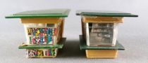 Faller Ho Sncf 2 x Small Covered Newspaper Kiosk Built