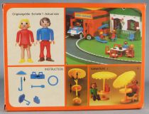 Faller Playland 3346 2 Figurines Articulée Table Parasol Neuf Boite Autoland E-Train Playtrain