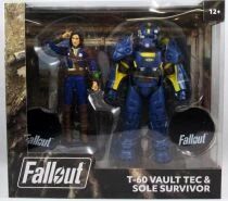 Fallout 4 - McFarlane Toys - T-60 Vault Tec & Sole Survivor - Figurines 17cm