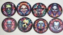 Famous Movie Monsters - Lot de 8 Sous Bocks (Tattoo Art)