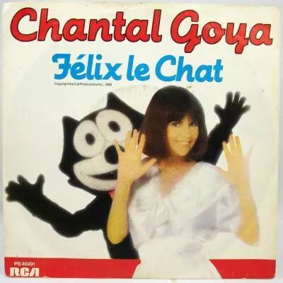F�lix le Chat - Disque 45T - chant� par Chanta Goya - RCA Records 1985