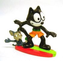 Felix the Cat - COMICS SPAIN Figure - Felix surf with a mouse