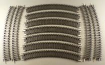 Feller Garnet Ho 11 Rails Courbes Acier R=18\  34 Traverses Tbe