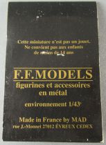 F.F. Models 1:43 Pilote Driving White Red Helmet Mint in Box