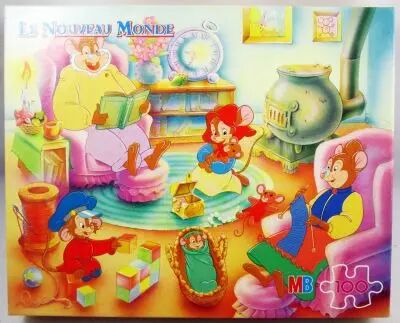 Fievel et le Nouveau Monde - Puzzle 100 pi�ces - MB 1986 (ref.3039.24)