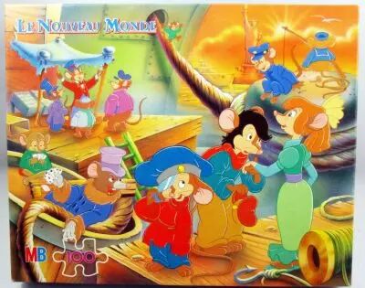 Fievel et le Nouveau Monde - Puzzle 100 pi�ces - MB 1986 (ref.3039.25)