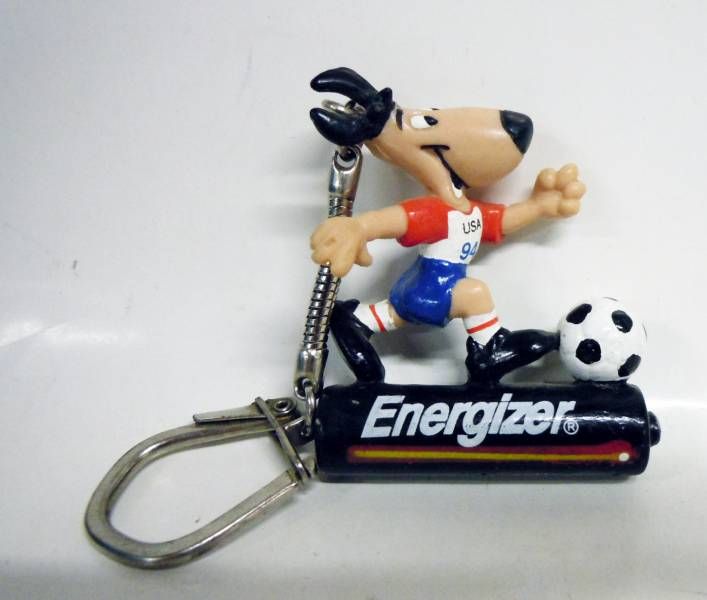Vintage World Cup Usa 1994 Striker Mascot Keychain Collectible