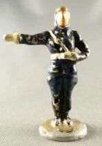Figurine Aluminium 54 mm - Motard Gendarmerie Faisant la Circulation Police Policier TdF