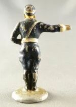 Figurine Aluminium 54 mm - Motard Gendarmerie Faisant la Circulation Police Policier TdF