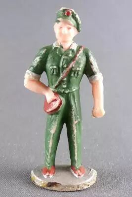 Figurine Plastique 45 mm - Pompiste Employ� Station Service