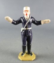 Figurine Plastique 50mm - Agent Circulation Bras Tendus Police Policier TdF