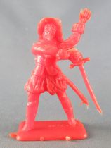 Figurine Plastique Souple 55mm - Mousquetaire (rouge)