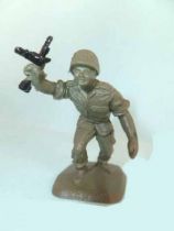 Figurine Publicitaire Bonux - Soldats Contemporains - Infanterie attaquant