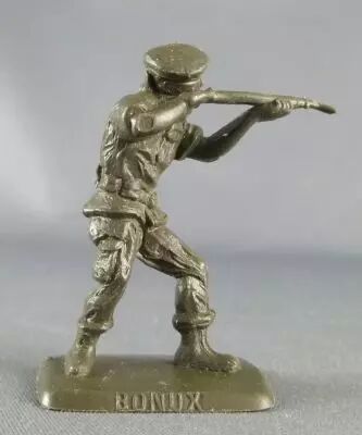 Figurine Publicitaire Bonux - Soldats Contemporains - Parachutiste tireur fusil debout