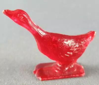 Figurine Publicitaire Caf� de Paris - Animaux Sauvages & Domestiques - Oie (rouge transparent)