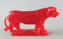 Figurine Publicitaire Café de Paris - Animaux Sauvages & Domestiques - Panthère (rouge transparent)