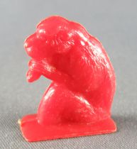 Figurine Publicitaire Café de Paris - Animaux Sauvages & Domestiques - Singe (rouge)