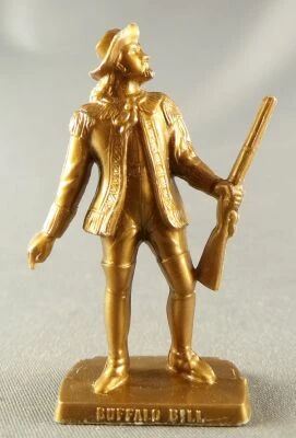 Figurine Publicitaire Caf� Legal Far West n� 10 Buffalo Bill (Legal Dor�)
