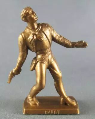 Figurine Publicitaire Caf� Legal Far West n� 17 Harry (Legal dor�)