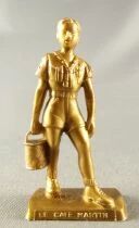 Figurine Publicitaire Caf&eacute; Martin La Vie au Grand Air n&deg; 07 Scout Portant un Seau