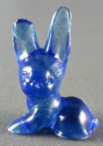 Figurine Publicitaire Goulet-Turpin - Animaux - Chien Bouledogue Français (bleu transparent)
