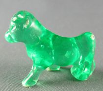 Figurine Publicitaire Goulet-Turpin - Animaux - Vache (vert transparent)