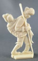 Figurine Publicitaire Heudebert - Le Grand Nord - N°12 Esquimau portant bébe sur le dos